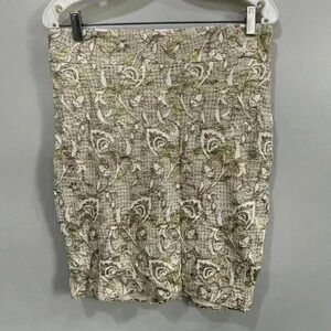 St John Couture Tweed Midi Skirt Made In USA Sz 4